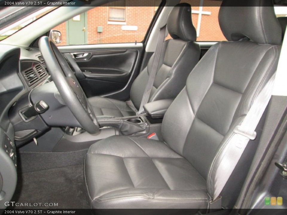 Graphite Interior Front Seat for the 2004 Volvo V70 2.5T #74242106