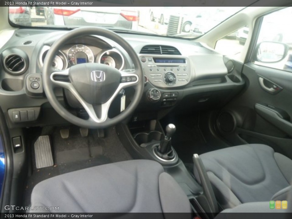 Gray Interior Prime Interior for the 2013 Honda Fit  #74242301