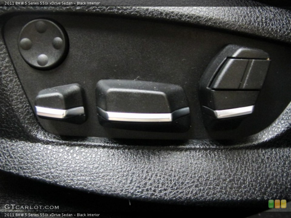 Black Interior Controls for the 2011 BMW 5 Series 550i xDrive Sedan #74242790