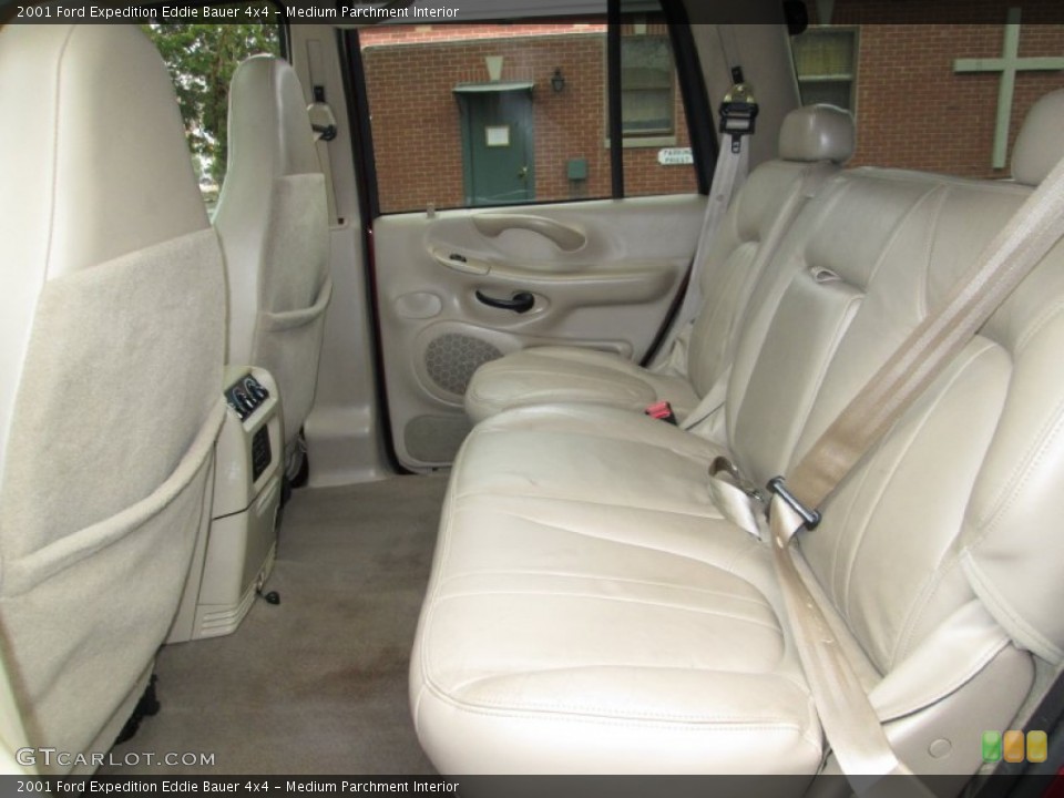 Medium Parchment Interior Rear Seat for the 2001 Ford Expedition Eddie Bauer 4x4 #74243336