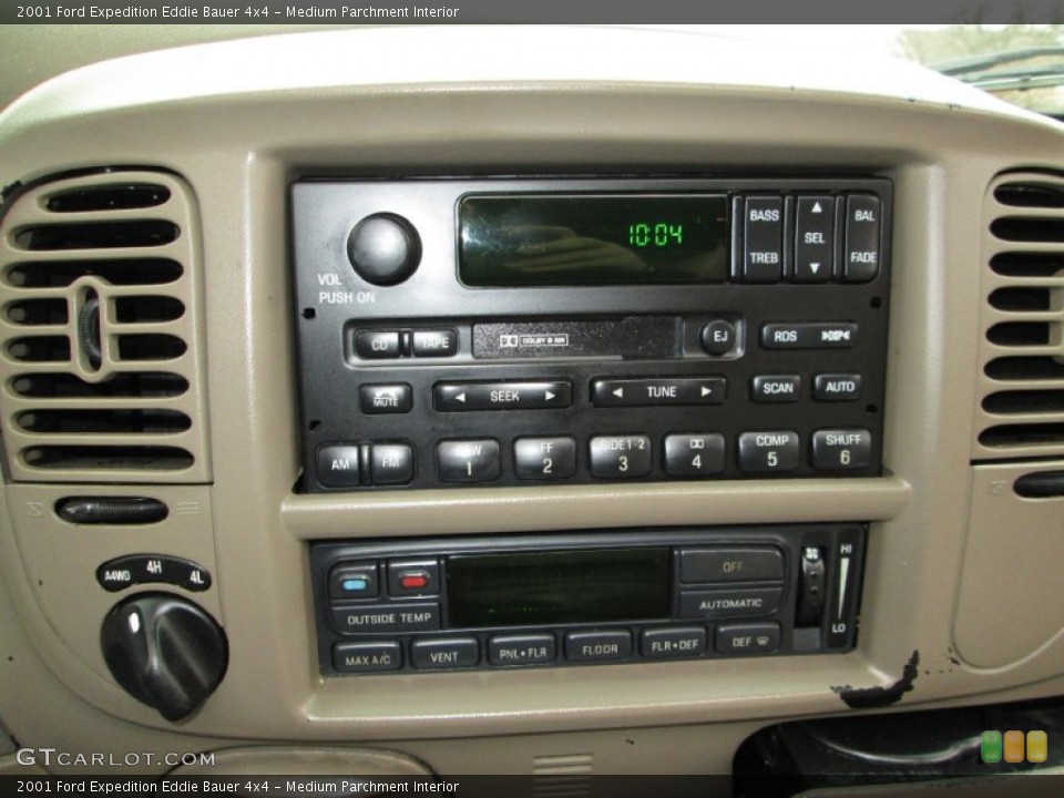 Medium Parchment Interior Controls for the 2001 Ford Expedition Eddie Bauer 4x4 #74243408