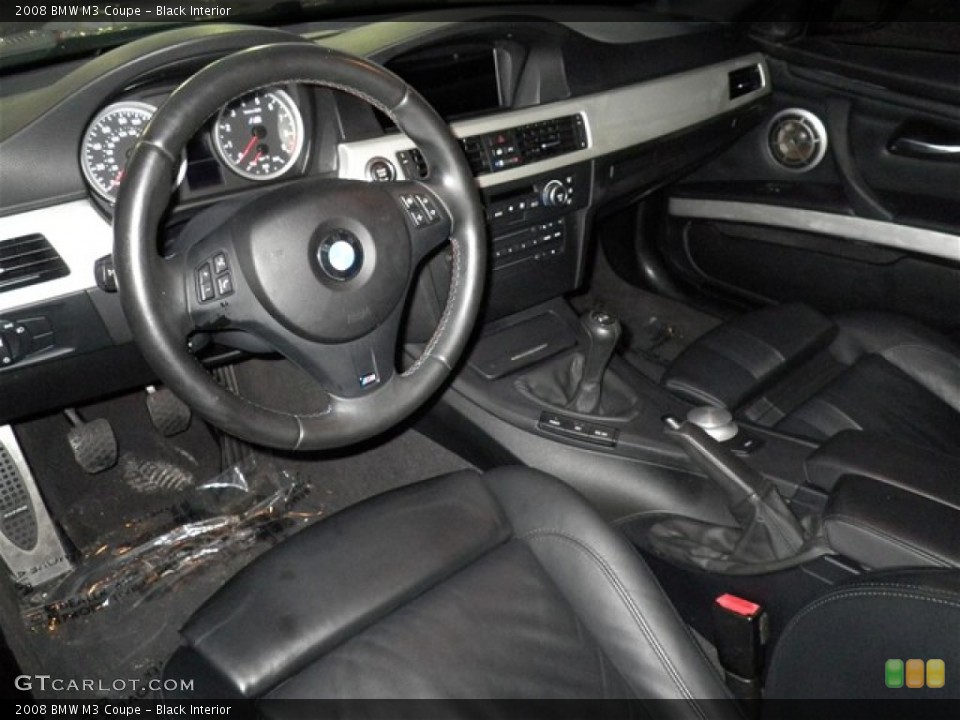 Black Interior Prime Interior for the 2008 BMW M3 Coupe #74244053