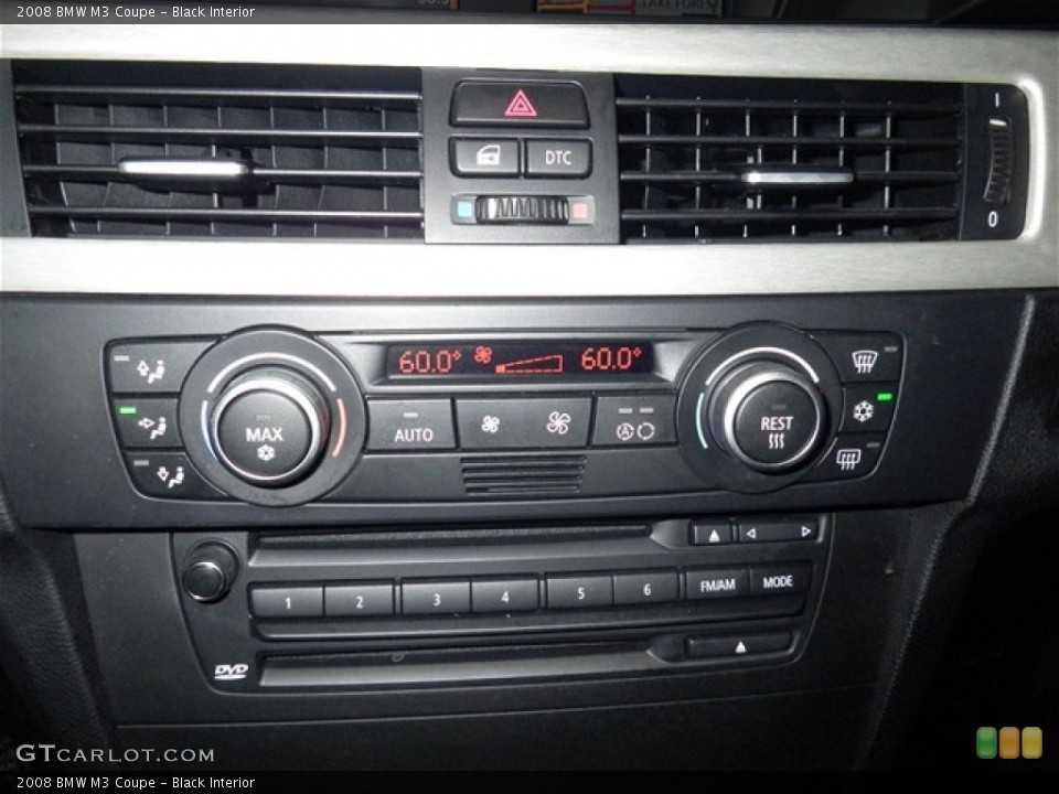 Black Interior Controls for the 2008 BMW M3 Coupe #74244161