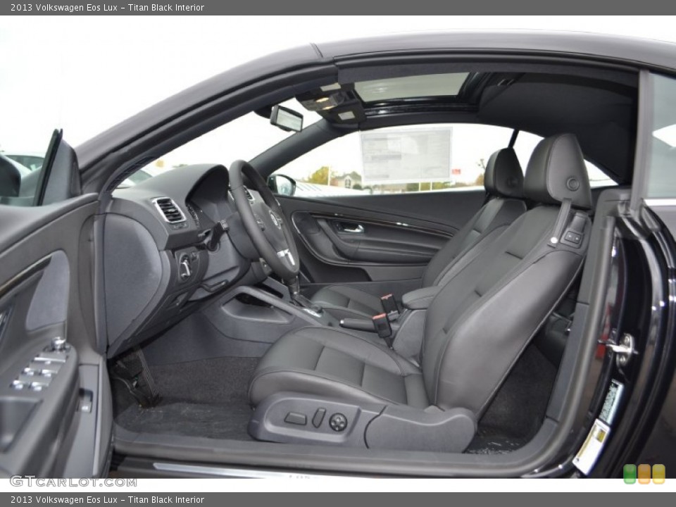 Titan Black Interior Photo for the 2013 Volkswagen Eos Lux #74244164