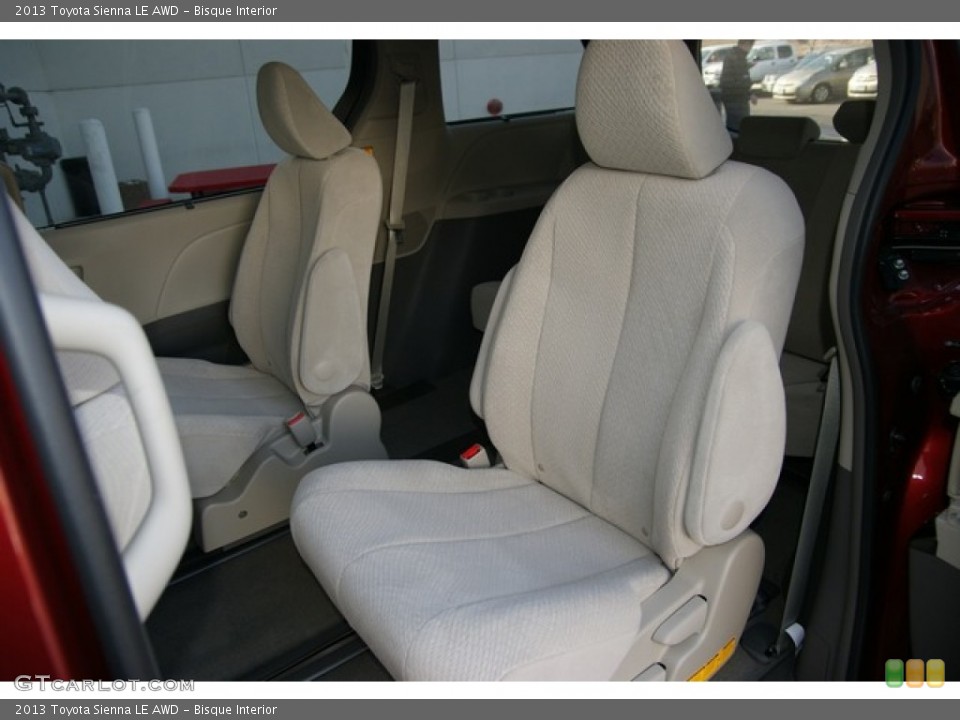 Bisque Interior Rear Seat for the 2013 Toyota Sienna LE AWD #74245312