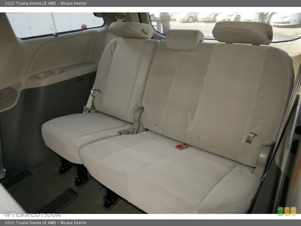 Bisque Interior Rear Seat for the 2013 Toyota Sienna LE AWD #74245325