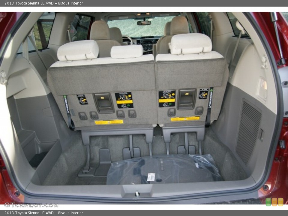 Bisque Interior Trunk for the 2013 Toyota Sienna LE AWD #74245340