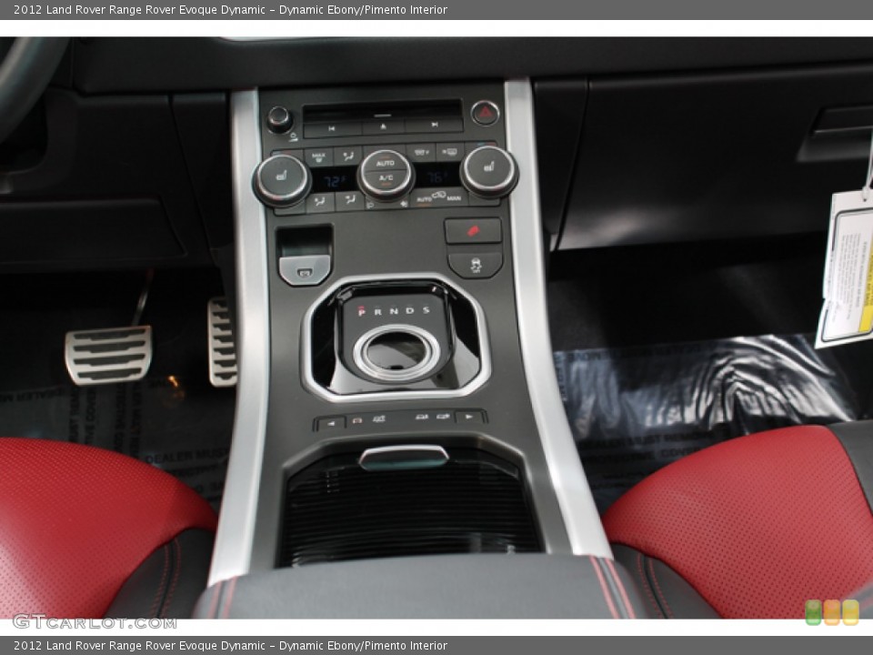 Dynamic Ebony/Pimento Interior Controls for the 2012 Land Rover Range Rover Evoque Dynamic #74247456