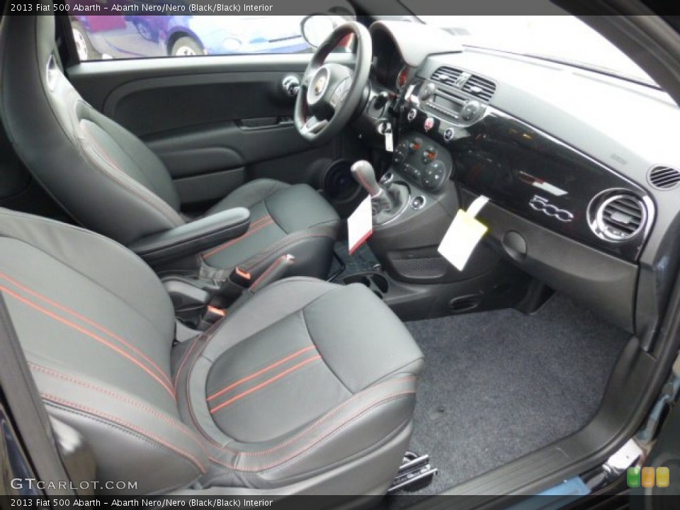 Abarth Nero/Nero (Black/Black) Interior Photo for the 2013 Fiat 500 Abarth #74247661