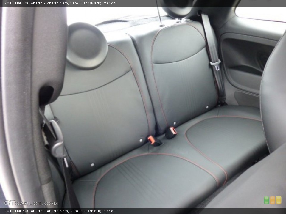 Abarth Nero/Nero (Black/Black) Interior Rear Seat for the 2013 Fiat 500 Abarth #74247676