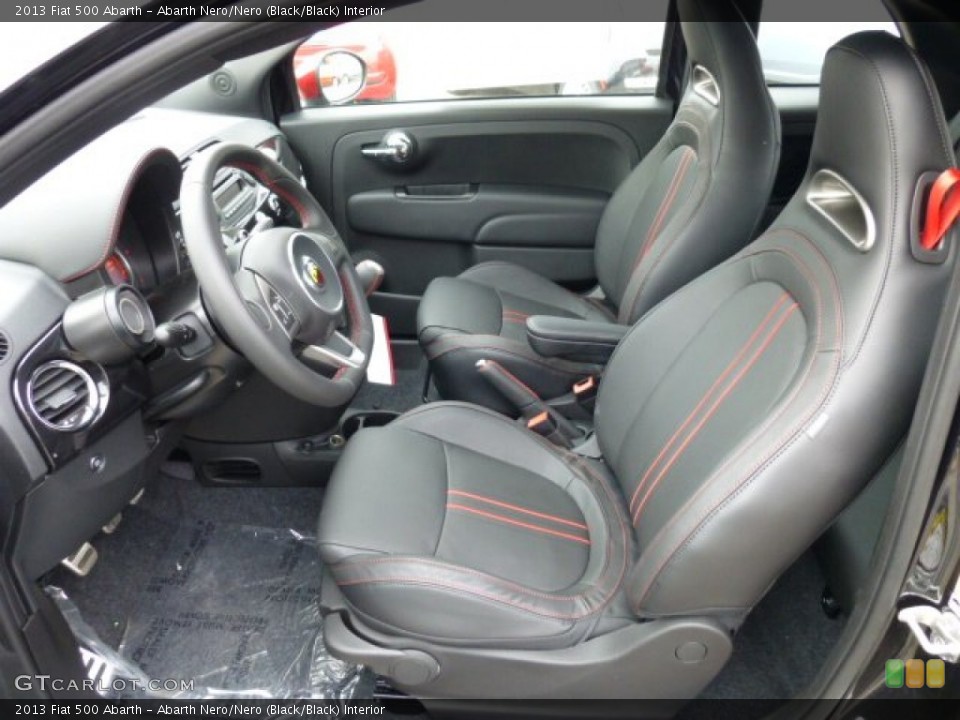 Abarth Nero/Nero (Black/Black) Interior Front Seat for the 2013 Fiat 500 Abarth #74247700