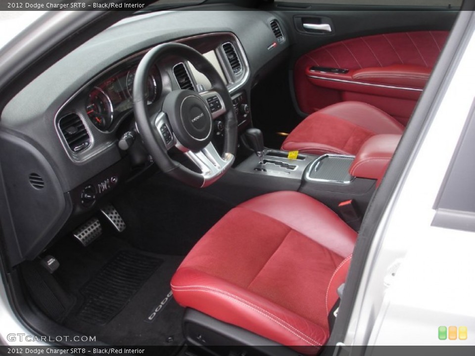 Black/Red Interior Photo for the 2012 Dodge Charger SRT8 #74252164