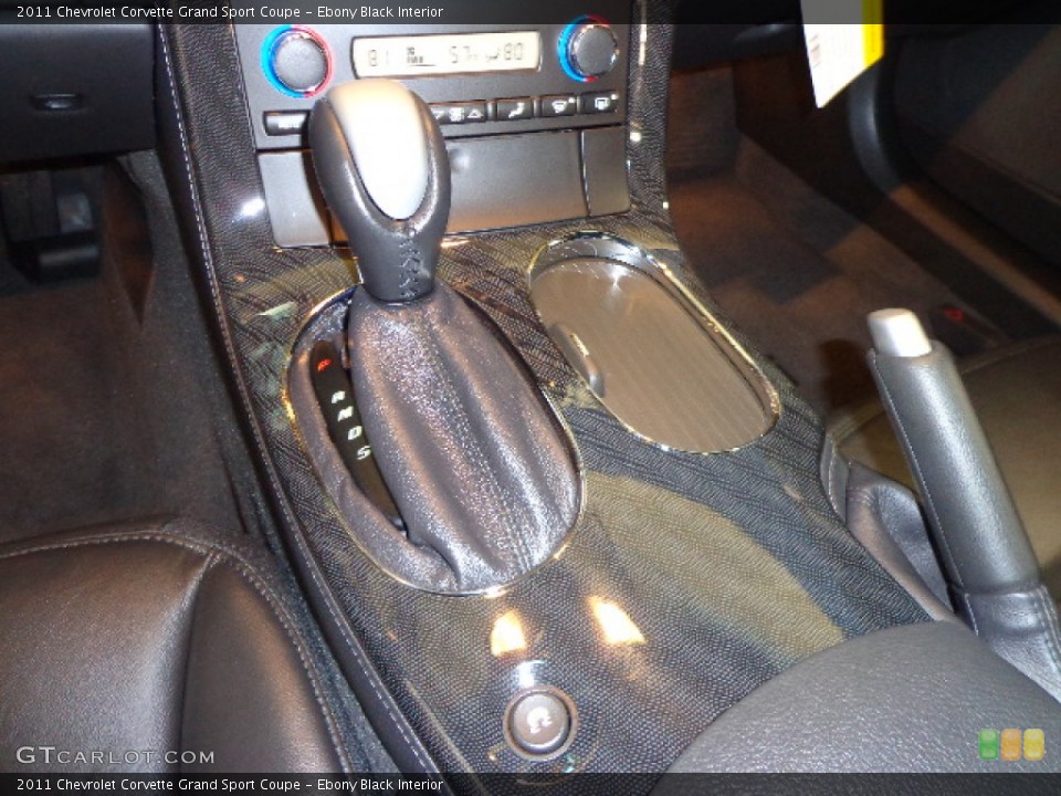 Ebony Black Interior Transmission for the 2011 Chevrolet Corvette Grand Sport Coupe #74254399