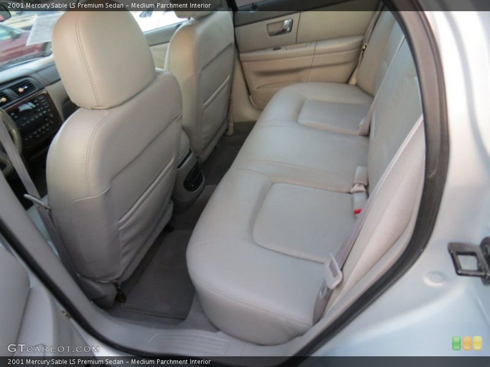 Medium Parchment Interior Rear Seat for the 2001 Mercury Sable LS Premium Sedan #74257972
