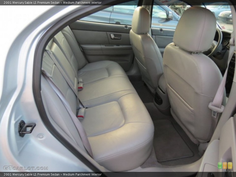 Medium Parchment Interior Rear Seat for the 2001 Mercury Sable LS Premium Sedan #74258035