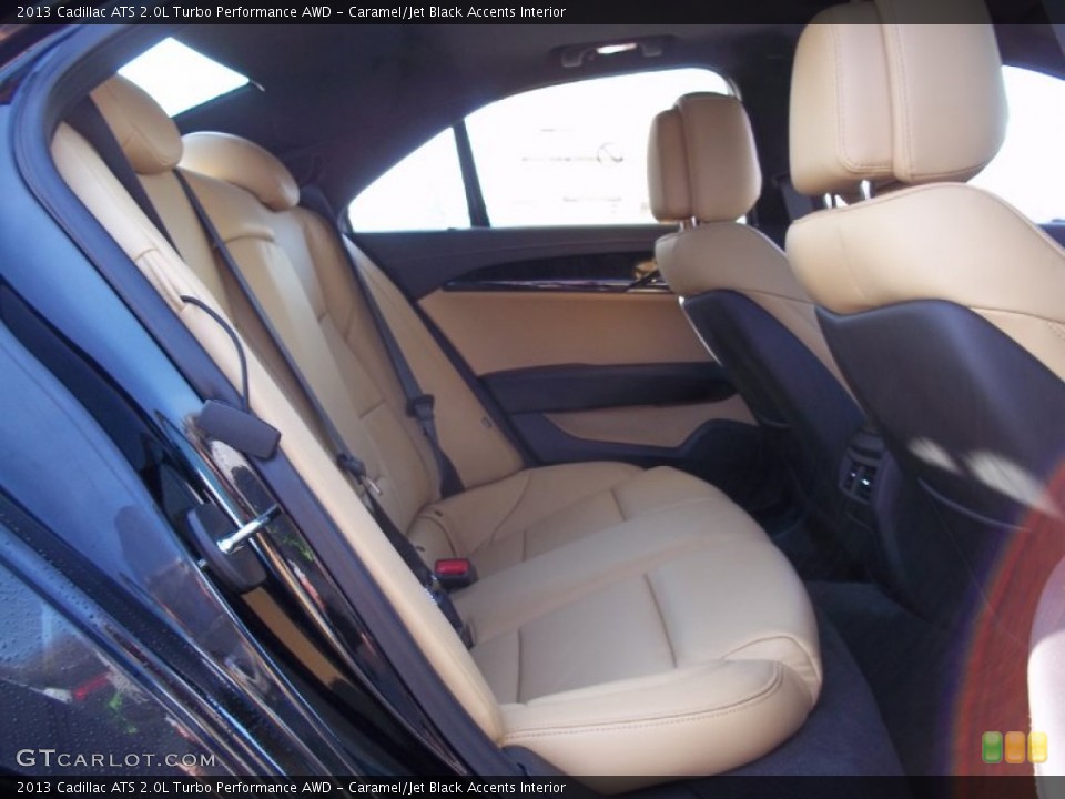 Caramel/Jet Black Accents Interior Rear Seat for the 2013 Cadillac ATS 2.0L Turbo Performance AWD #74258201
