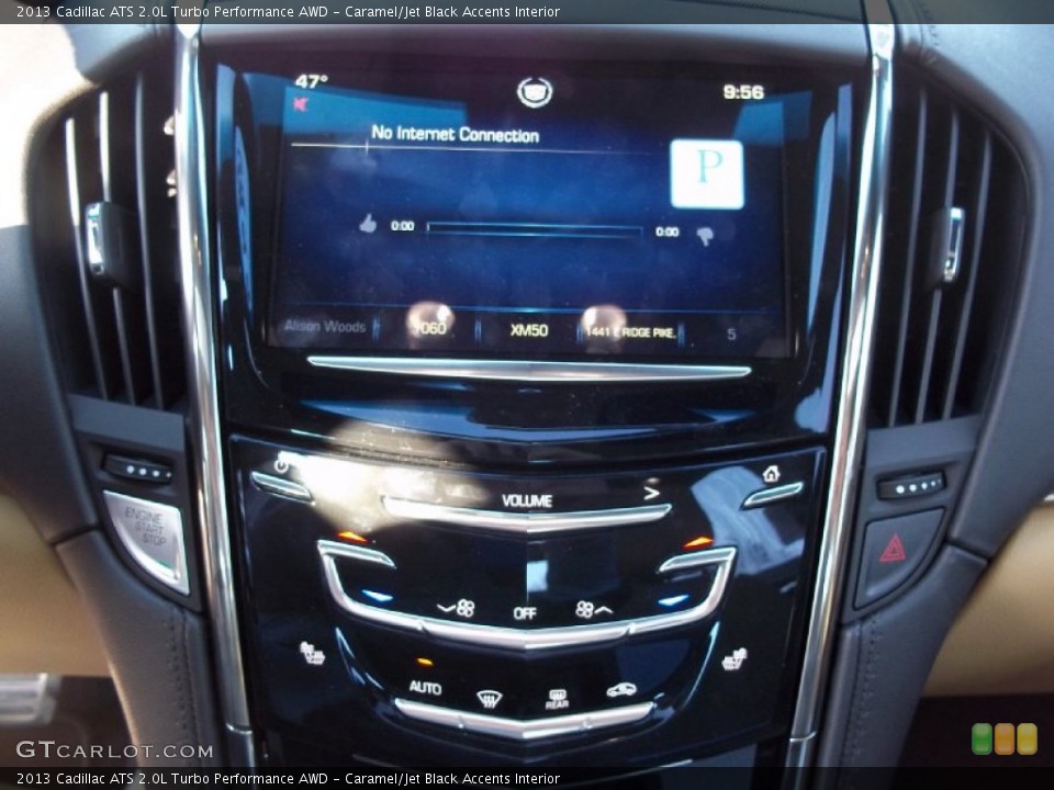 Caramel/Jet Black Accents Interior Controls for the 2013 Cadillac ATS 2.0L Turbo Performance AWD #74258311
