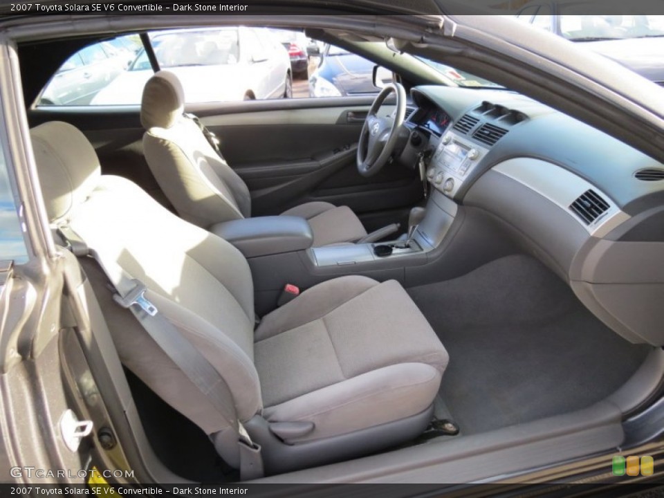 Dark Stone Interior Photo for the 2007 Toyota Solara SE V6 Convertible #74258680