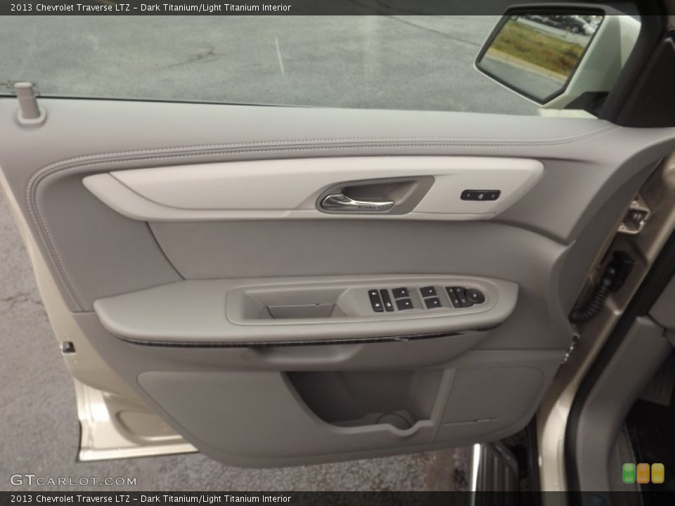 Dark Titanium/Light Titanium Interior Door Panel for the 2013 Chevrolet Traverse LTZ #74259149