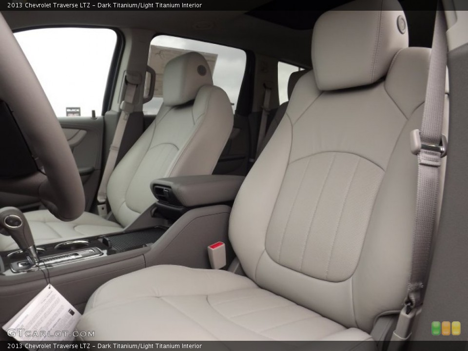 Dark Titanium/Light Titanium Interior Front Seat for the 2013 Chevrolet Traverse LTZ #74259174