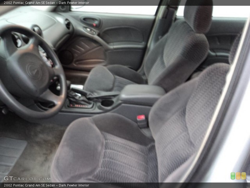 Dark Pewter Interior Front Seat for the 2002 Pontiac Grand Am SE Sedan #74259190