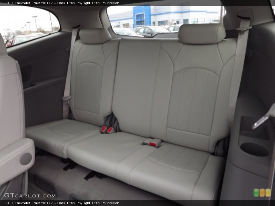 Dark Titanium/Light Titanium Interior Rear Seat for the 2013 Chevrolet Traverse LTZ #74259265