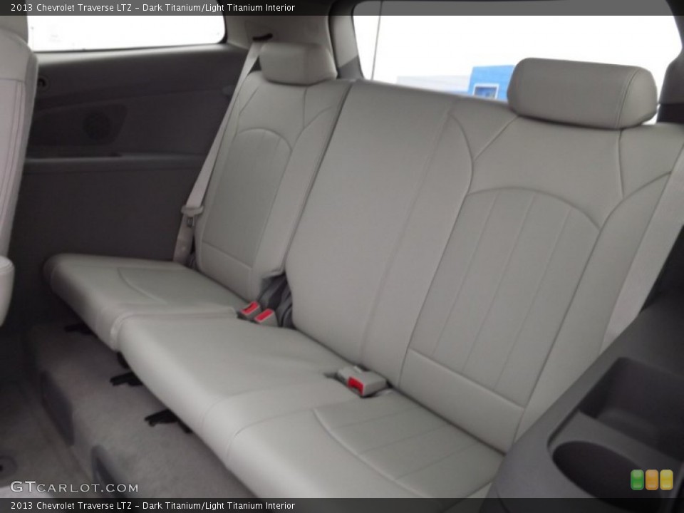 Dark Titanium/Light Titanium Interior Rear Seat for the 2013 Chevrolet Traverse LTZ #74259289