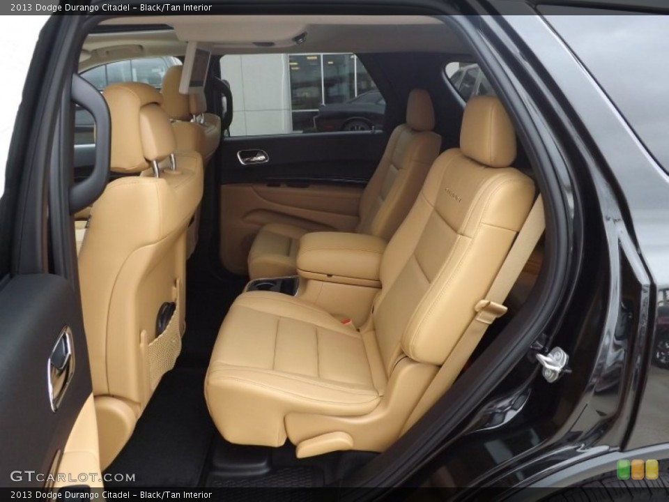 Black/Tan Interior Rear Seat for the 2013 Dodge Durango Citadel #74264467