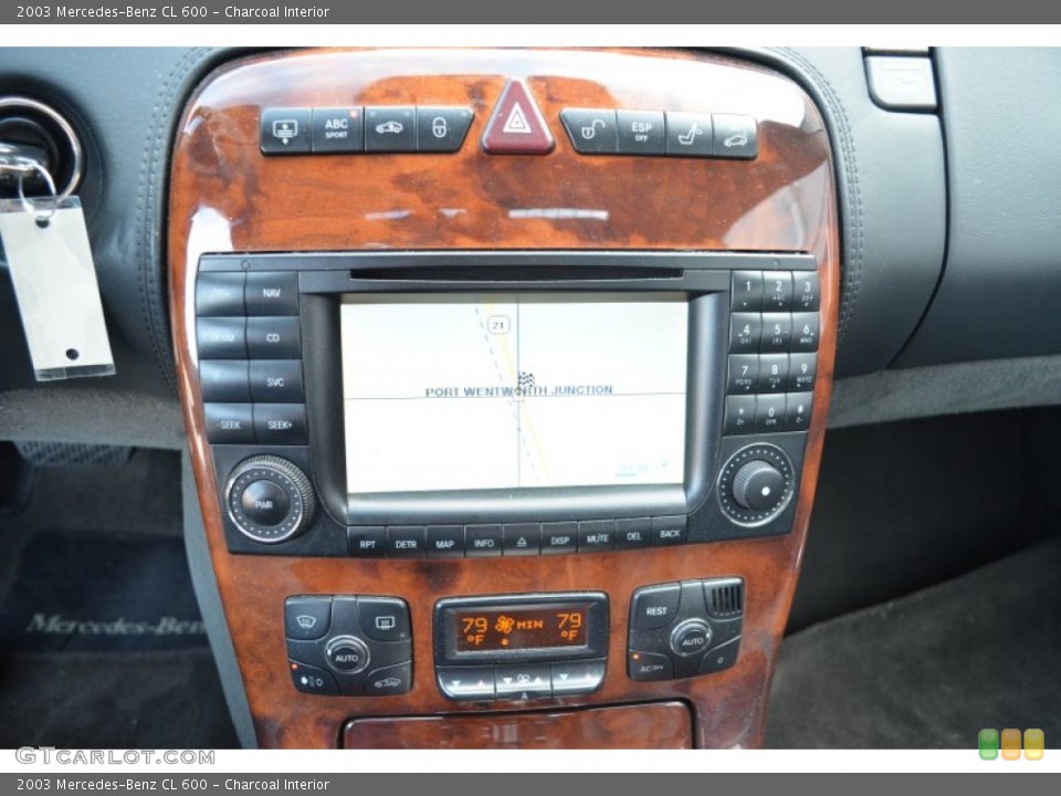 Charcoal Interior Controls for the 2003 Mercedes-Benz CL 600 #74264473