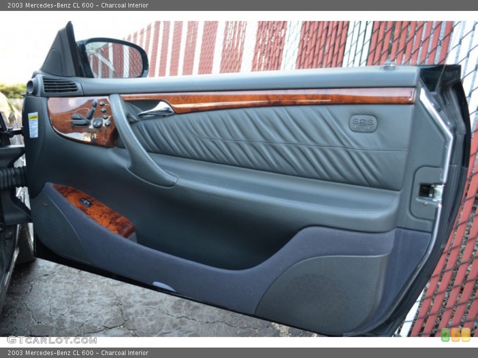 Charcoal Interior Door Panel for the 2003 Mercedes-Benz CL 600 #74264525