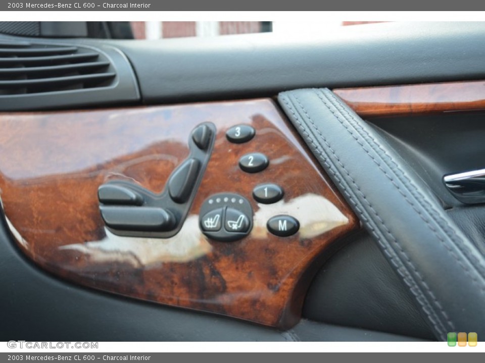 Charcoal Interior Controls for the 2003 Mercedes-Benz CL 600 #74264542