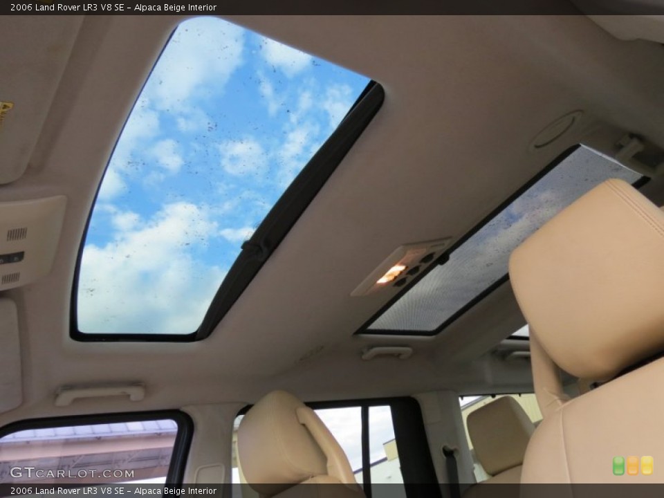 Alpaca Beige Interior Sunroof for the 2006 Land Rover LR3 V8 SE #74264569