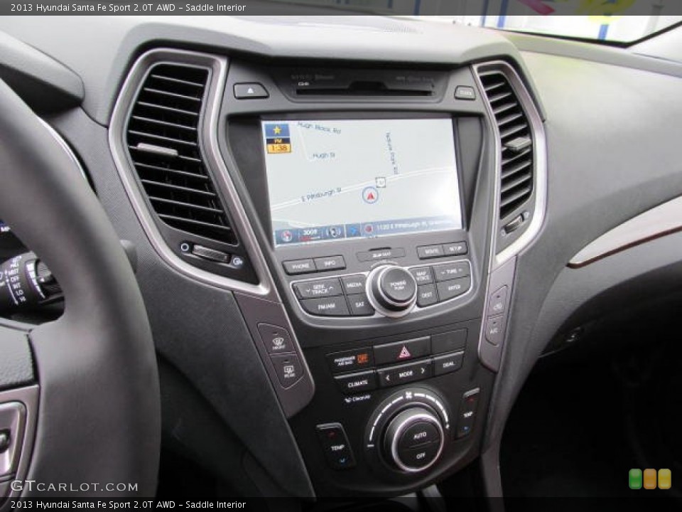 Saddle Interior Controls for the 2013 Hyundai Santa Fe Sport 2.0T AWD #74264904
