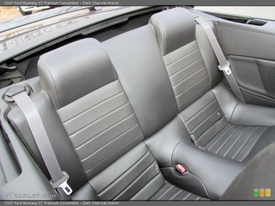 Dark Charcoal Interior Rear Seat for the 2007 Ford Mustang GT Premium Convertible #74265295