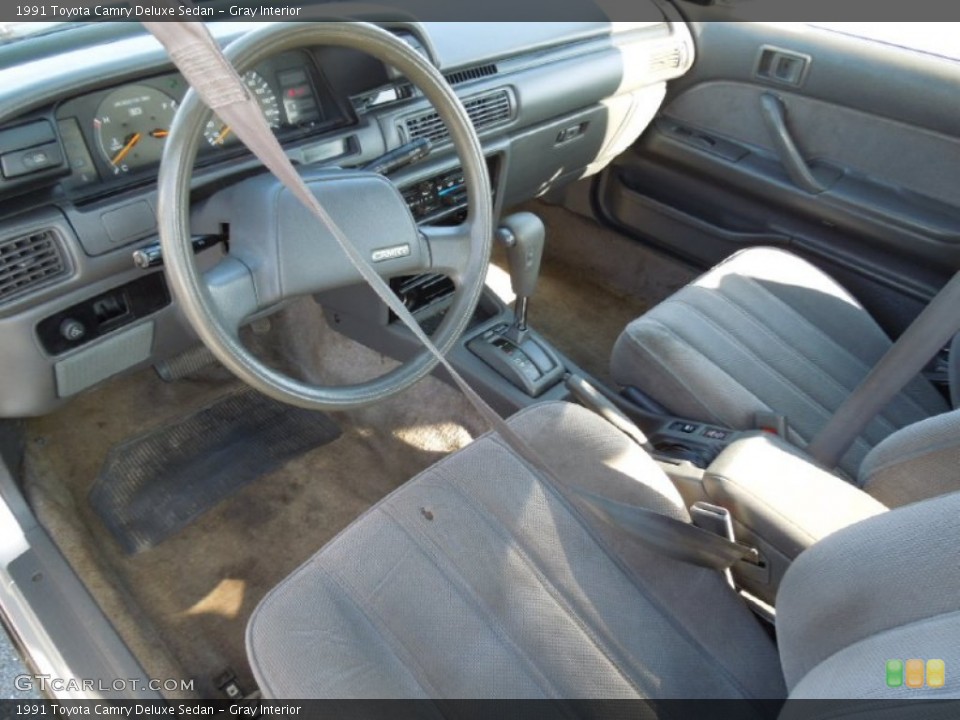 Gray 1991 Toyota Camry Interiors
