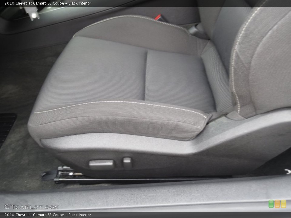 Black Interior Front Seat for the 2010 Chevrolet Camaro SS Coupe #74266939