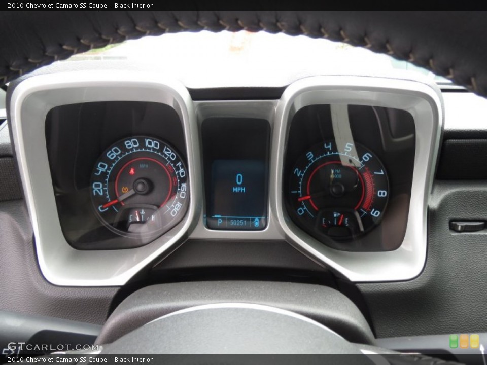 Black Interior Gauges for the 2010 Chevrolet Camaro SS Coupe #74267113