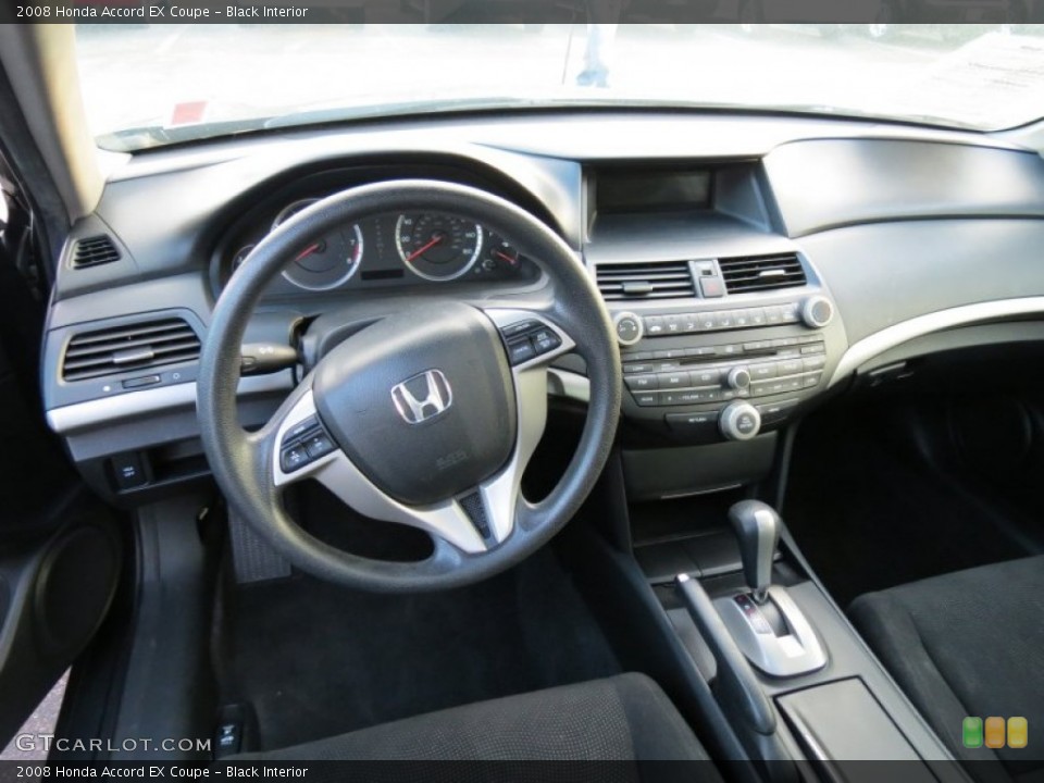 Black Interior Dashboard for the 2008 Honda Accord EX Coupe #74269528