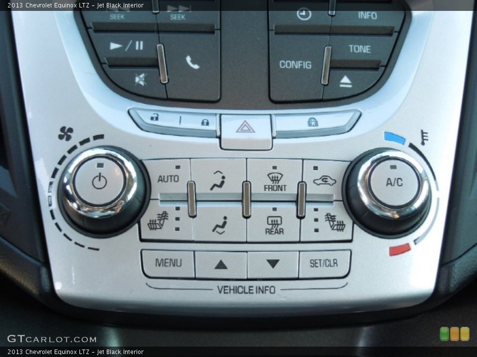Jet Black Interior Controls for the 2013 Chevrolet Equinox LTZ #74269873