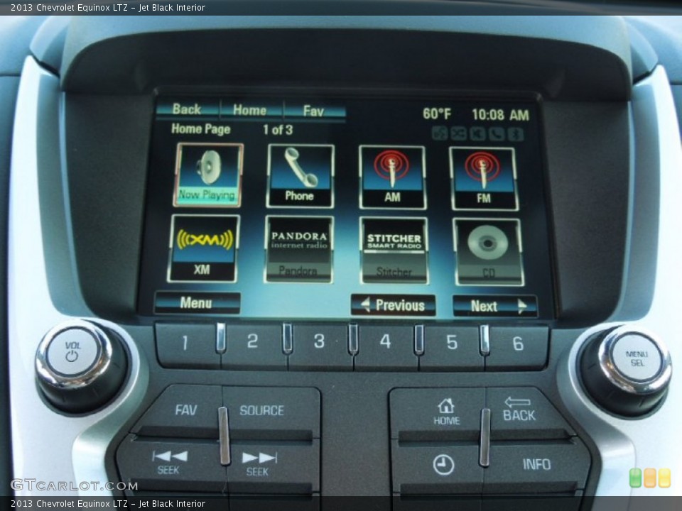 Jet Black Interior Controls for the 2013 Chevrolet Equinox LTZ #74269897