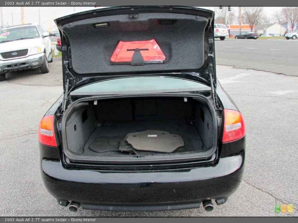 Ebony Interior Trunk for the 2003 Audi A6 2.7T quattro Sedan #74270971