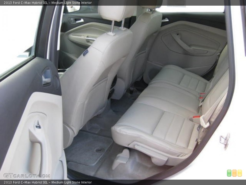 Medium Light Stone Interior Rear Seat for the 2013 Ford C-Max Hybrid SEL #74271165