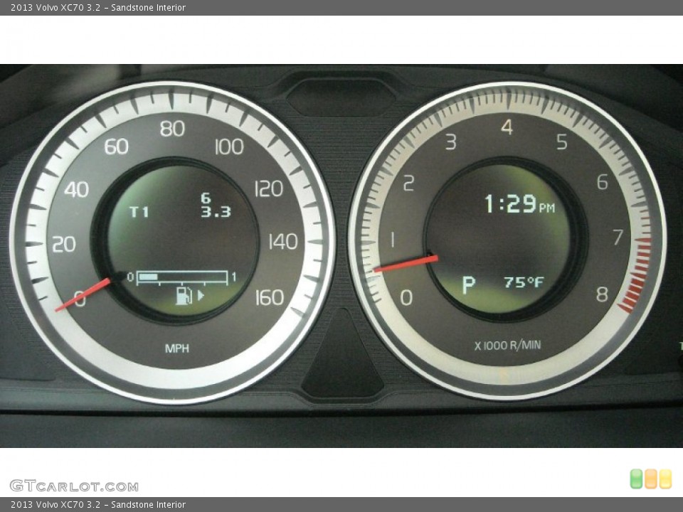 Sandstone Interior Gauges for the 2013 Volvo XC70 3.2 #74272486