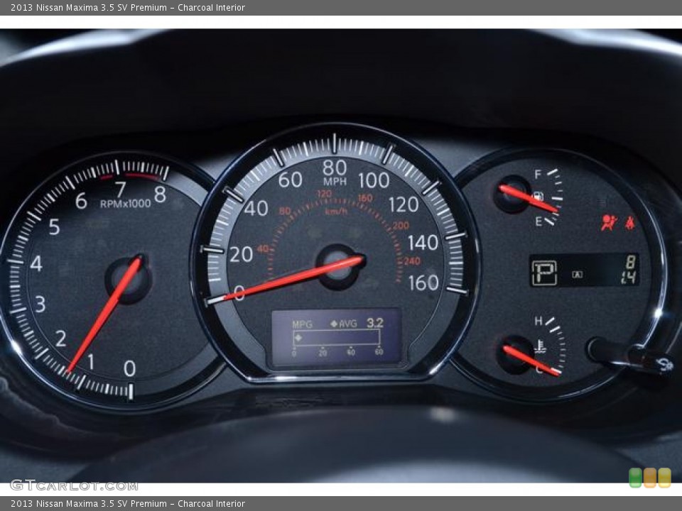 Charcoal Interior Gauges for the 2013 Nissan Maxima 3.5 SV Premium #74274558