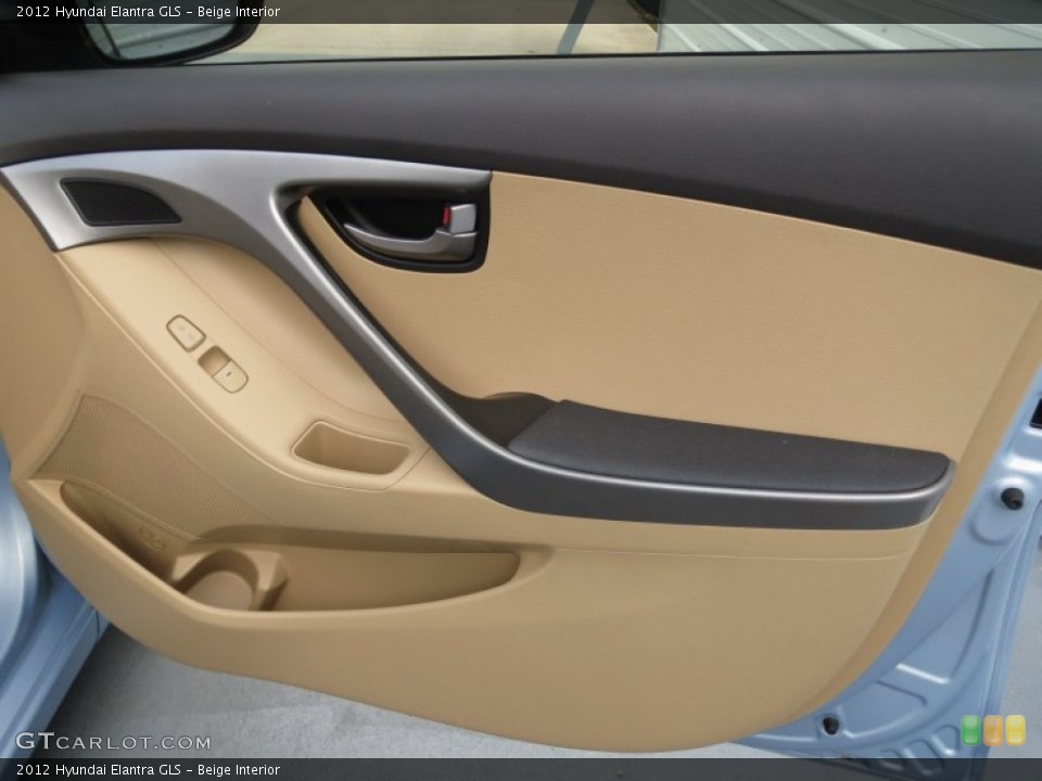 Beige Interior Door Panel for the 2012 Hyundai Elantra GLS #74275234
