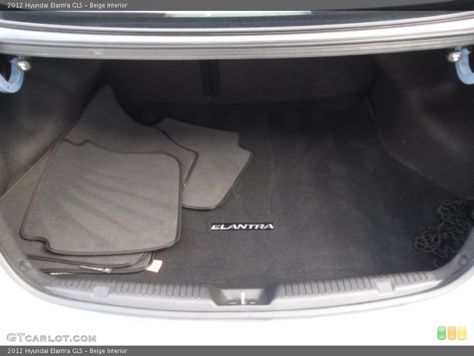 Beige Interior Trunk for the 2012 Hyundai Elantra GLS #74275319
