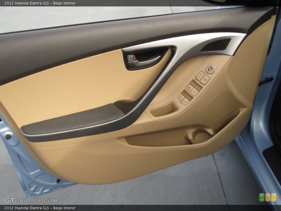 Beige Interior Door Panel for the 2012 Hyundai Elantra GLS #74275381