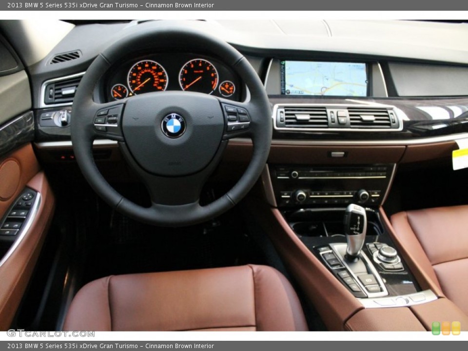 Cinnamon Brown Interior Dashboard for the 2013 BMW 5 Series 535i xDrive Gran Turismo #74276203