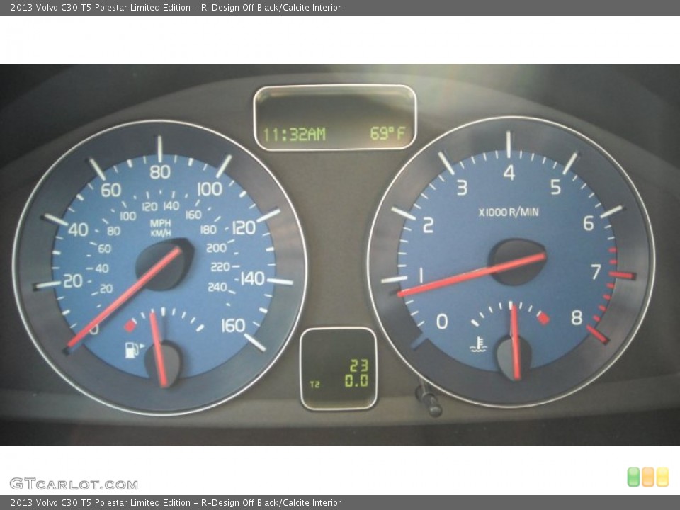 R-Design Off Black/Calcite Interior Gauges for the 2013 Volvo C30 T5 Polestar Limited Edition #74276643