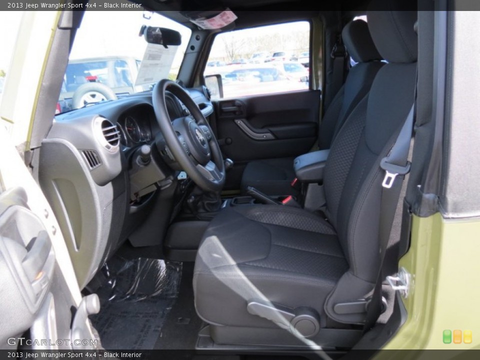 Black Interior Photo for the 2013 Jeep Wrangler Sport 4x4 #74277335